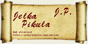 Jelka Pikula vizit kartica